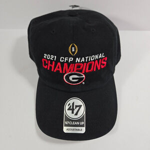 Georgia Bulldogs 2021 CFP National Champions Hat 47’ Strapback Adjustable NCAA